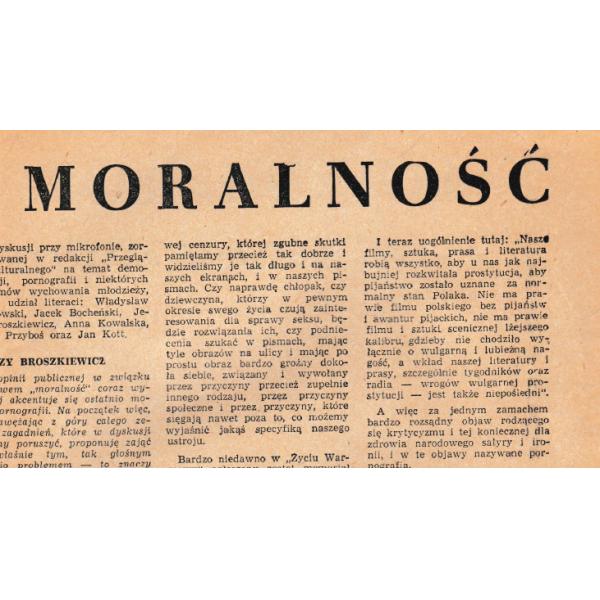 XI01 Moralność a sztuka XI01 Moralność a sztuka