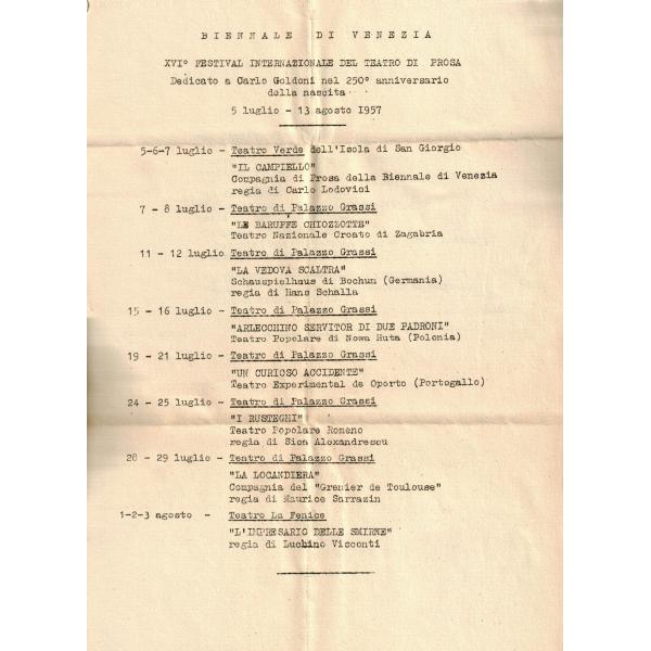 XII03 program Biennale di Venezia